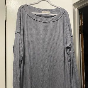 FreePeople- We The Free waffle knit top